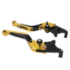 Honda CB599 CB600 CB919 Gold Extendable Brake Clutch Levers (1998-2006)