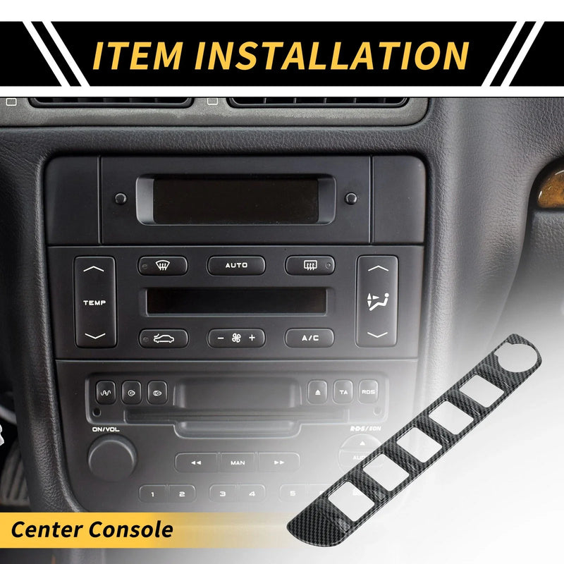 Toyota Tacoma Carbon Fiber AC Switch Button Control Cover Trim (2016–2023)