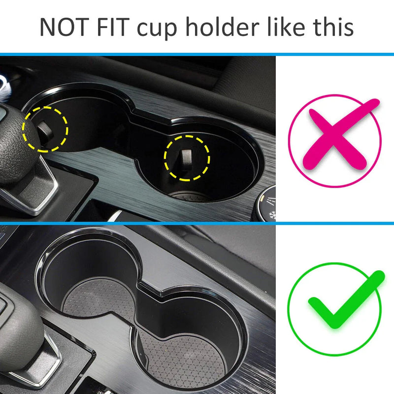Nissan Rogue Carbon Fiber Front Gear Shift Water Cup Holder Cover (2021-2023)