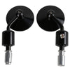Harley End Rearview Mirrors 3" Round 7/8" Handlebars