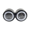 Harley Street Fighter White Twin Headlight Dual Lamp (2014-2023)