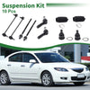 Mazda Tribute 10 x Front Suspension Kit Tie Rod Ends Sway Bar Links (2005-2006)