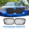 BMW X3 G01 (2020-2023) Matte Black Front Upper Bumper Grille