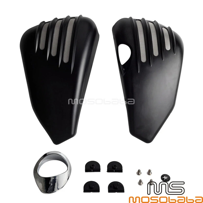 Harley Sportster Custom XL1200C XL883N ABS Battery Fairing Covers (2014-2021)