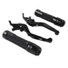 Yamaha MT-15 XSR155 Folding Black Brake Clutch Lever Grip Set (2018-2023)