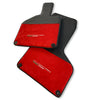 Lamborghini Huracan Coupe Alcantara Red Leather Floor Mats (2014-2023)