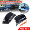 BMW E60 E61 Gloss Black Side Rearview Mirror Cover Caps (2003-2008)