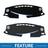 Lexus ES ES350 2013-2018 Sun Protector Pad Black Blue Dashboard Cover Mat