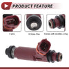 Mazda Miata 1.8 (2000-2001) 1 Pc Wine Red Fuel Injector