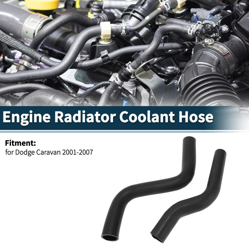 Dodge Caravan 1 Set Water Pipes Engine Radiator Coolant Hose (2001-2007)