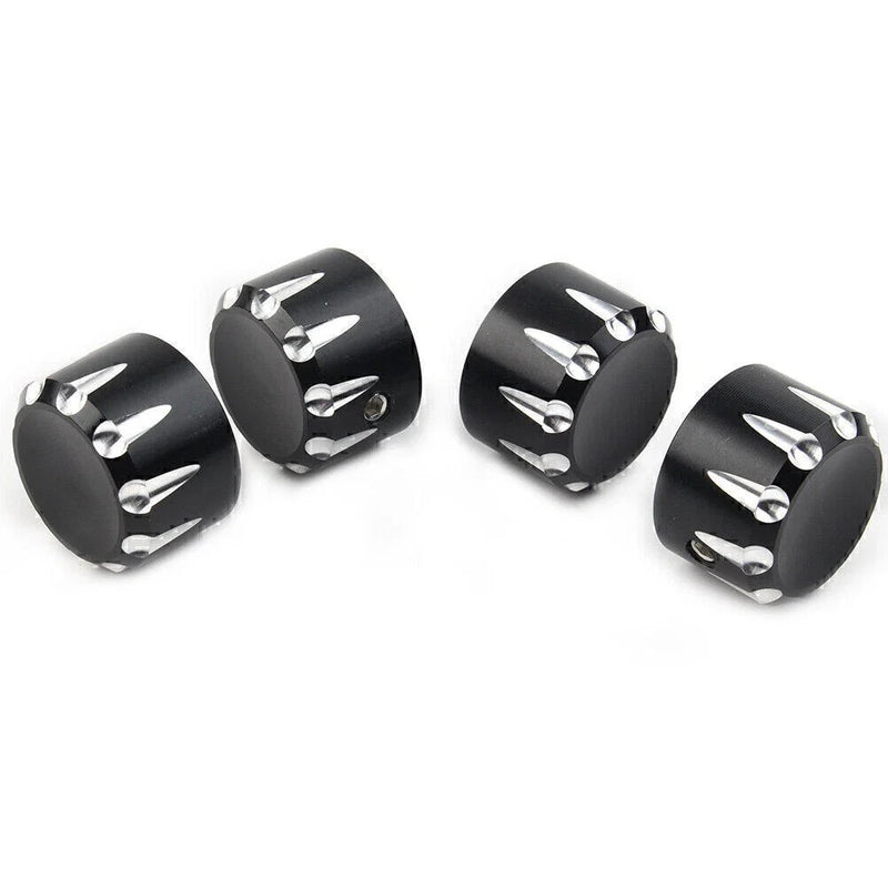 Harley 883 4 x Black Engine Screw Topper Cover Head Bolt Caps