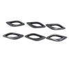 For Maserati Quattroporte 13-21 Carbon Fiber Side Fender Air Vent Cover Trim