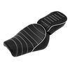 Harley Iron 883 XL883N (2016-2022) Black & White Driver & Passenger Seats