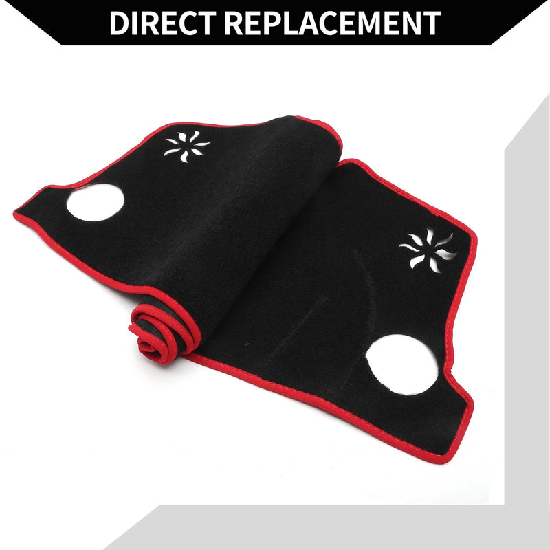 Honda Vezel RV3-RV6 (2021-2024) Black Red 1 Set Dashboard Cover Mat