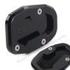 Ducati Desert X 2022+ Aluminum Alloy Black CNC Side Stand Enlarger Plate