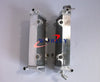 KTM 125 / 200 / 250 / 300 SX / EXC / MXC Aluminum Radiator & Orange Hose (2008-2013)