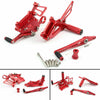 BMW S1000RR (2015-2017) - Red 2 x Sets CNC Rear Footrests