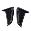 Car Carbon Fiber Style Side Marker Fender Air Wing Vent Trim Cover