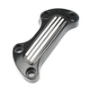 Harley Night Train (1999-2009) Black / White Handlebar Riser Top Clamp