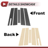 Ford Taurus (2010-2020) Carbon Fiber Black 6 x Door Pillar Window Trim