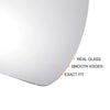 Hyundai I30 Right Side White Mirror Glass W/Back (2017-2022)