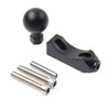 Motorcycle - Black Universal Ball Head Base GPS Phone Holder Clamp