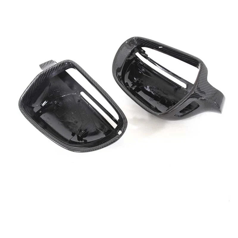 Audi A4 B8 08-09 w / Lane Assist Carbon Fiber Side Mirror Cover Caps Replace