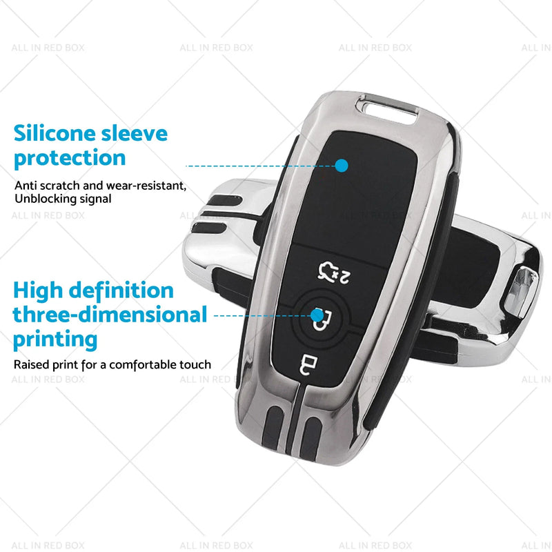 Ford Mustang, EcoSport, Edge, Explorer Zinc Alloy Remote Key Fob Cover