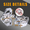 Harley Dyna Touring Sportster Softail MX Style Floorboard Foot Pegs