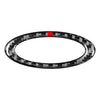 Ford Mondeo (2013-2019) Black Red Line Steering Wheel Center Ring Cover Trim
