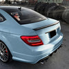 Benz C Coupe C204 Gloss Black Rear Boot Spoiler Lip (2011-2014)