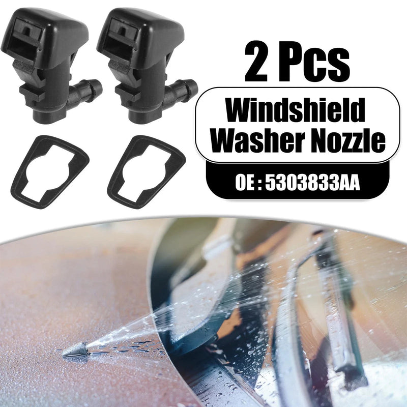 Jeep Compass 2 x Front Windshield Washer Nozzles (2007-2010)