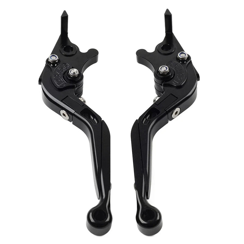 Suzuki GSXR600 GSXR750 GSXR1000 Black Extendable Brake Clutch Levers (06-10)