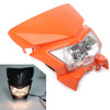 MX Enduro Dirt Trail Bikes 250cc Orange Front Headlight Fairing Lamp