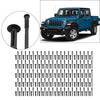 Chrysler Jeep 100Pc 1/4" Hole Flare Bumper Rivet Clips (2007-2018)