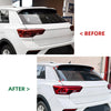VW T-Roc (2017-2024) Carbon Look Rear Window Spoiler Lip Trims