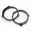Subaru Forester 6.5" Black Front Door Speaker Spacers