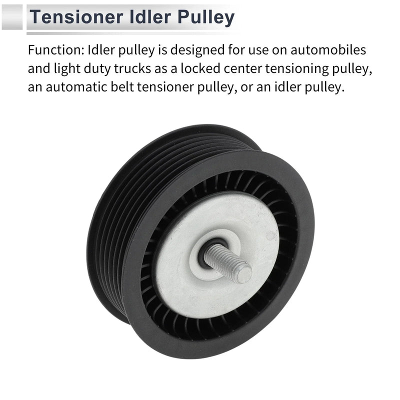 Mercedes-Benz M-Class (2005-2011) 1 x Black Drive Belt Idler Pulley