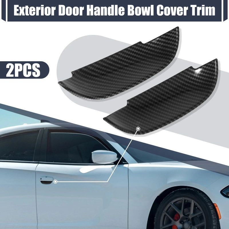 Dodge Charger 2 x Car Exterior Outer Door Handle Bowl Cover Trim (2011-2020)