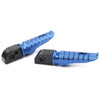 Street Scrambler 900 T100 T120 Blue Aluminum Rear Footrests (2016-2023)