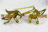 Kawasaki Ninja ZX10R Gold Rear Set Footpeg Rearset (2008-2010)