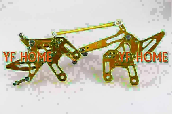 Kawasaki Ninja ZX10R Gold Rear Set Footpeg Rearset (2008-2010)
