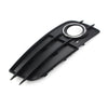 Audi A4 B8 S4 Front Bumper Fog Light Grille Cover with Chrome Ring (2008-2012)