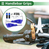 Motorcycle 1 x Blue Hand Grips Cover