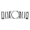 Lexus RC300 350 200T Carbon Fiber Center Air Vent Outlet Cover Trim (2015-2024)