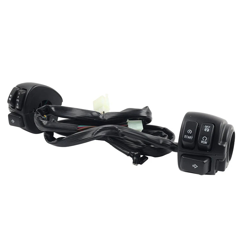 Harley Softail, Dyna, Sportster Handlebar Control Switches & Wiring Harness