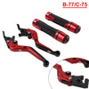 BMW R1200GS R1250GS Folding Extendable Brake Clutch Lever Grip Set (2013-2023)