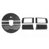 Dodge Challenger 8 x Carbon Fiber Steering Wheel Panel Covers (2008-2010)
