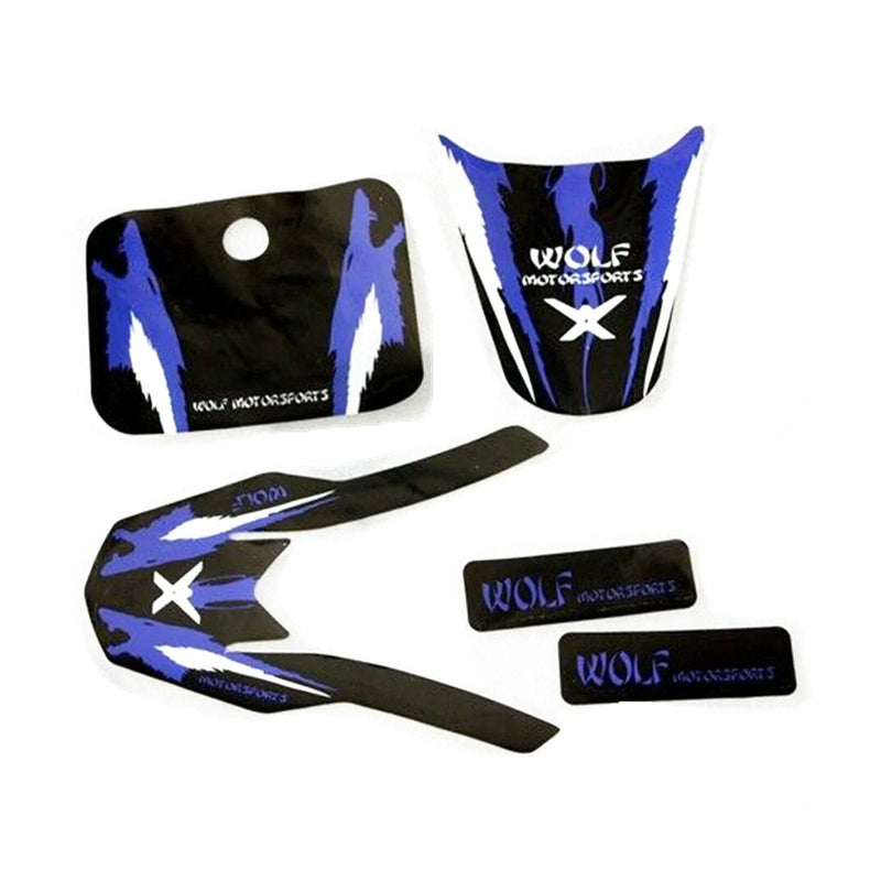 CRF50 Fairing Plastic Dirt Bike 3M Wolf Decal Graphics Sticker