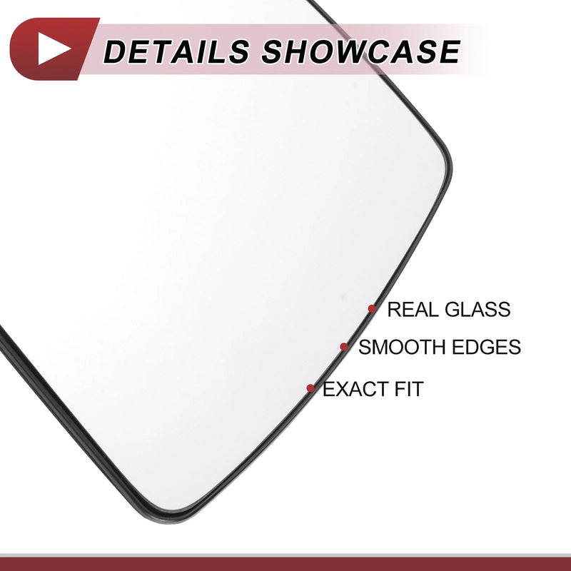 Chevrolet Impala Left Driver Side Mirror Glass Replacement (2006-2013)